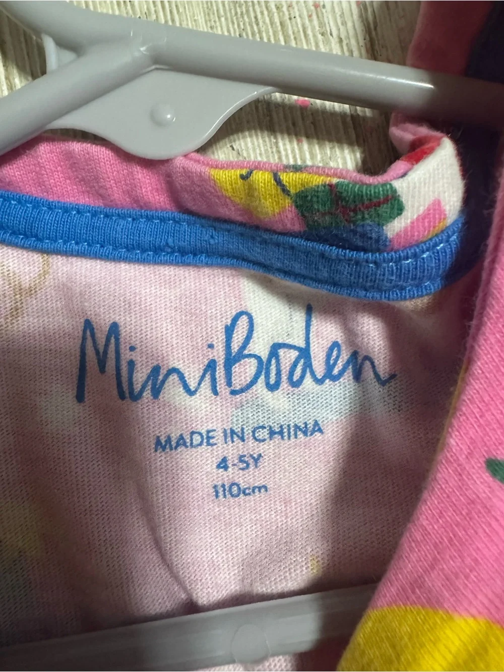 Mini Boden pink Christmas dress 4-5y girls